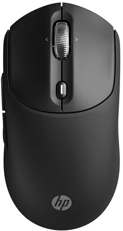 HP 700 Ratón Inalámbrico Recargable, Conexión por Bluetooth 5.2 y USB 2,4 GHz, 7 Botones, Rueda 4D, hasta 30 Días de Uso, USB-C, 6000 PPP, Compatible con Windows, Mac, ChromeOS, iOS, Android,Negro