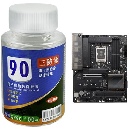 Rechory Conformal Coating for Electronics - 100ml Waterproof Clear Electronics Conformal Coating | Insulating Epoxy Varnish | for PCB Circuit Board Automotive LED Motherboard Industrial