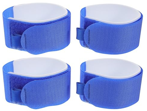 STOBAZA 4 Piezas Correas Fijación Esquí Ajustables para Snowboard Bandas Nylon Resistentes Portátiles para Botas Casco Mochila Actividades Invierno