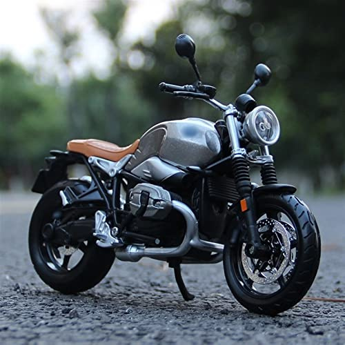 1/12 Alloy Racing Motorcykel Diecast Metal Cross-country Motorcycle Model Collection Barnpresent För BMW R Nine T Scrambler