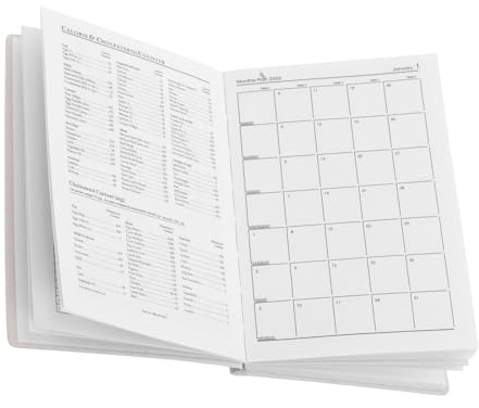 GATHINESS Planificador de Bolsillo 2026 Tamaño A7 Calendario Portátil, Cuaderno de Papel para Organización y Definición de Objetivos, Adecuado para Estudiantes y Viajes