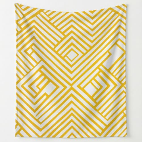 Modern minimalistisk flanellfilt, gosig filt, 130 cm x 150 cm, modern pop avantgarde, energi geometriskt rutmönster, supermjuk filt, varm, fluffig, tryckt filt, mikrofiberfilt, soffilt,