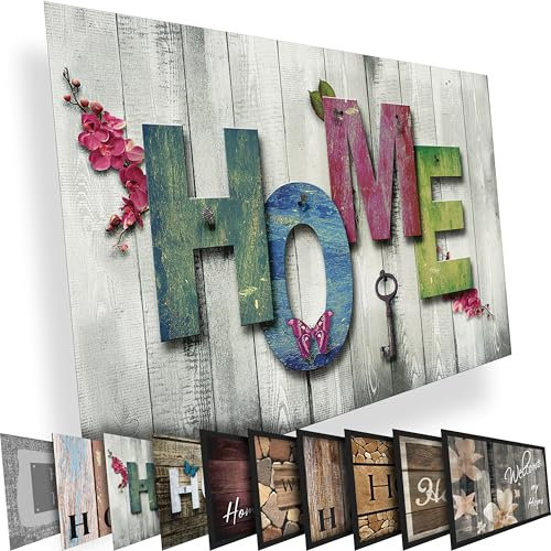 Valia Home doormat in 3 unique designs | Dirt-trapping mat is suitable for indoor & outdoor use | Doormat safely absorbs dirt & water | Easy to clean & non-slip (40x60cm)
