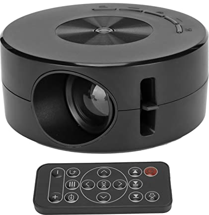 Mini LED Projector - Portable Pocket Movie Viewer for Kids, Small Outdoor Home Theater, Synchronize Phone Screen by Wired Connection, for Smartphone PC TV Tablet