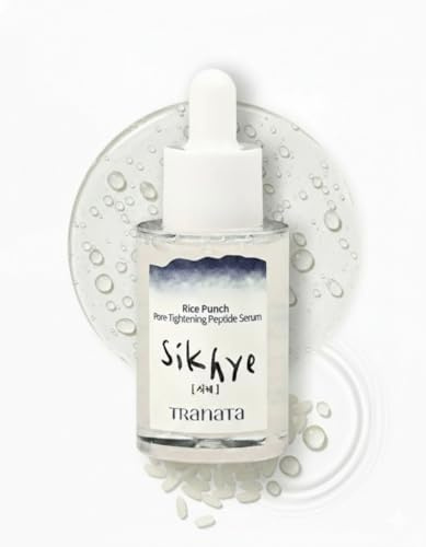 TRANATA Rice Punch Peptide Gesichtsserum, Korean Glass Skin Essence, 80% Reis-Extrakt