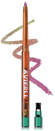 Jutqut Pink Chameleon Eyeliner, Waterproof & Long Lasting Metallic Eye Liner, Glitter Colour Make-up Gel Eyeliner, Smudge-proof Shimmer Colourful Gel Eye Pencil, Highly Pigmented Sparkling Eyeshadow