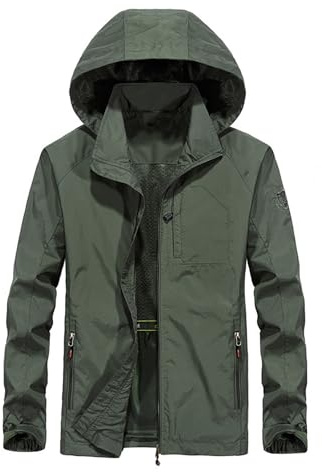 Veste Imperméable Homme Automne Travail De Parka Pluie Impermeable Velo Chantier Manteau Moto Vestes Randonnée Jaketa Mi Saison Capuche Anorak Vetement