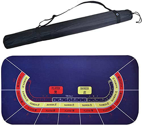 J3DFGFLR Portable Poker Table Top Foldable Poker Card Tabletop Layout Portable Anti-Slip Rubber Board Game Mat Felt Game Table Cover Fun Game Night Supplies - Cool Casino Gift for Kid (Color : C)