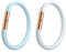 DOINEUFL 2PCS Mosquito Repellent Bracelet - Magnetic Design + Refillable 12 Essential Oil Sticks, Mosquito Bands Ideal for Adults & Kids, Waterproof Silicone Repellent Bracelet for Outdoor&Indoor