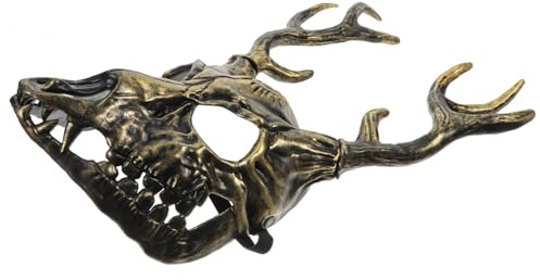 UKCOCO Masque Halloween à Cornes De Cerf Masque à Cornes Réaliste Pour Cosplay Accessoire De Fête Décoratif