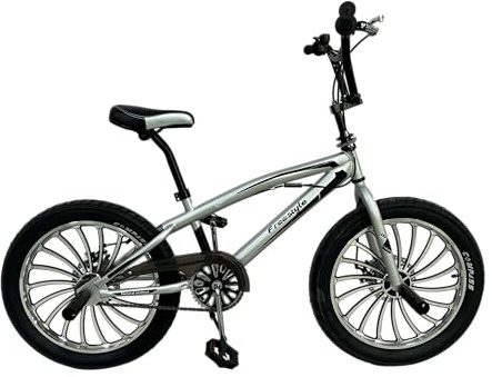 Royal Led Bicicletta Freestyle bici 20 pollici bmx freestyle cerchi in lega e freni a disco vari colori manubrio rotore 360° bici per bambini dai 7 anni in su