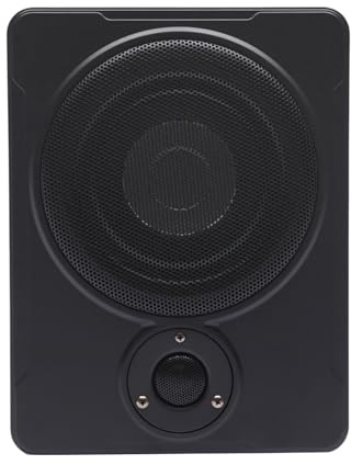 Repomanda Subwoofer bil, 300 W, 8 tum, aktiv baslåda, bil, högtalare och bilsubwoofer med högaktiva högtalare