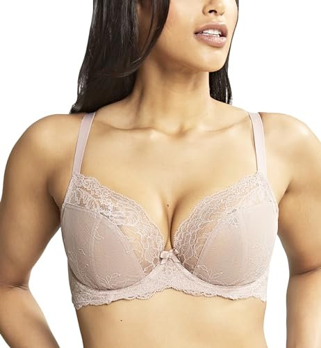 Panache Women's Ana Plunge Bra, Vintage, 34FF