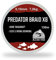 Major Fish 8-Fach geflochtene Angelschnur Predator Braid Raubfisch Schnur Rot Bloodred 150 Meter (0.18 mm - 15 kg)