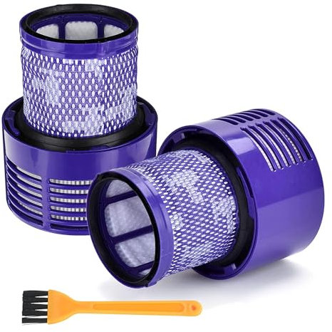 2 Stück Filter für Dyson V10 SV12, ErsatzFilter für Cyclone Serie, Absolute, Animal, Motorhead, Total Clean, Ersetzt Teilenummer #DY-969082-01, Nicht für Slim