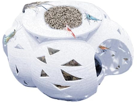 Multifunktionale Landschaftsgestaltung - Fischhaus, Fischhaus für wassermannn | Kleine Höhle für Fische, Garnelenhaus, Dekoration weißer Aquarien für Wasserkreaturen