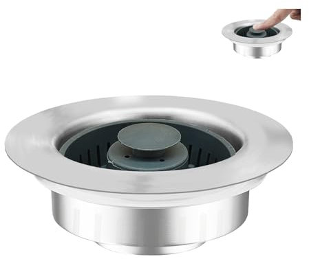 Xinpinzhou 3 in 1 Kitchen Sink Drain Strainer and Stoppers, Upgraded Bounce Core Drainer Strainer and Drain Stop for Garbage Disposal