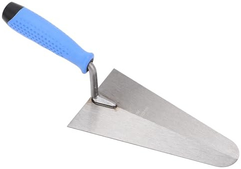 Marhynchus Cazzuola per Margine in Muratura, Cazzuola per Intonaco in Acciaio Inossidabile con Manico in Gomma Ergonomica 200x115mm per la Finitura Professionale del Calcestruzzo del Pavimento della