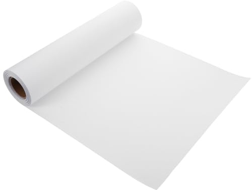 Healeved Grand Rouleau De Papier À Dessin Blanc 30Cm X 10M Rouleau de Papier Cartonné Blanc ÉPais Pour Enfants ActivitéS Artistiques À L'ÉCole Et À La Maison