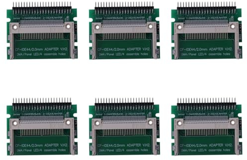 Mokamika 6 x IDE 44-stiftskontakt till kompakt flashkontakt adapter