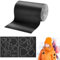 ADERTOS 1 Rotolo Toppe per Riparazione Piumini in Nylon Toppe Adesive per Piumini 7.6cm x 200cm Patch Riparazione Piumino con 16 Modelli Carini Toppe Autoadesive per Piumino, Vestiti, Tenda (Nero)