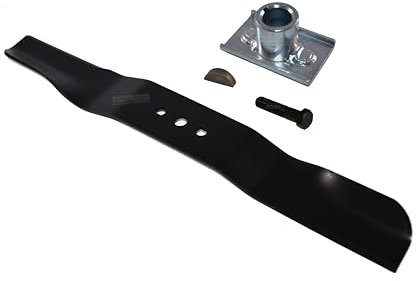 perfektGarten Lame tondeuse 51 cm + support lame + cale + vis compatible Scheppach