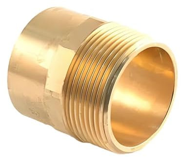 15mm x 1/2 Solder Ring Male Iron Adaptor - Pack of 2