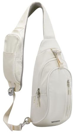 WATERFLY Brusttasche Schultertasche Umhängetasche Herren Klein Männerhandtasche Sling Bag Damen Tasche Messenger Crossbody Bag Crossbag für Outdoor-Sportarten Reise Radfahren Wandern