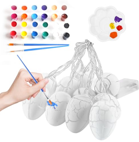 Wishstar Påsk Fairy Lights, 1,5 m 10 LED påskäggsljus, gör-det-själv
