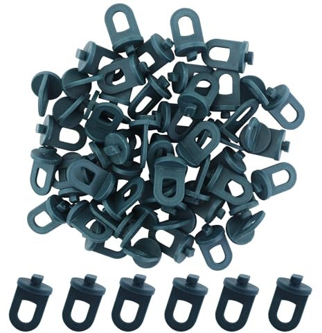 55 Pezzi Gancio Serra, Clip Serra in plastica,Giardino Piante Clips,Ganci resistenti raggi UV,Stabili Scchielli piante rampicanti,Clip Appendere Vaso Fiori,per serra,Appendere
