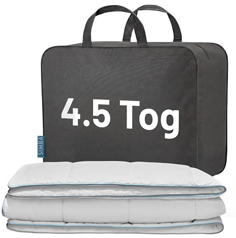 Simba Hybrid Summer Duvet – Stratos cool touch tech – 4.5 Tog – King Size (225 x 220 cm)