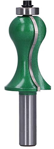 12mm Shank Half Round Wood Router Bit Strong Durable Woodworking Tool Milling Cutter Suitable Solid Medium Fiberboard Particle Plywood Great Workmanship Easy Install Small Size