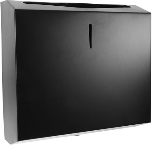 Cabilock Wand-Badetaschenspender C Falter Papierhandtuchspender Mehrfach-Handtuchspender (Schwarz)