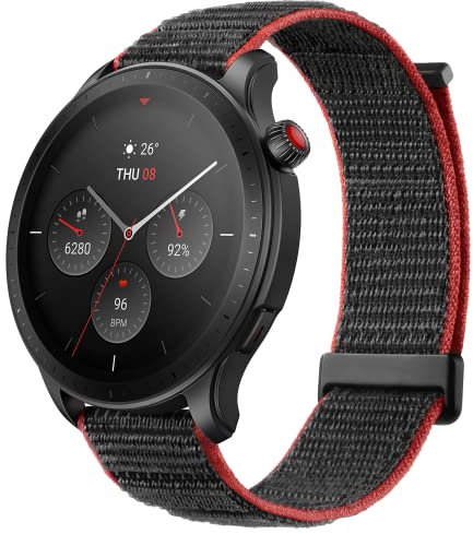 Amazfit GTR 4 46mm Smartwatch mit 1.43” AMOLED Display, 150 Sportmodi, Telefonieren über Bluetooth und Musikspeicher, Alexa, GPS, Fitness Uhr kompatibel mit ios Android