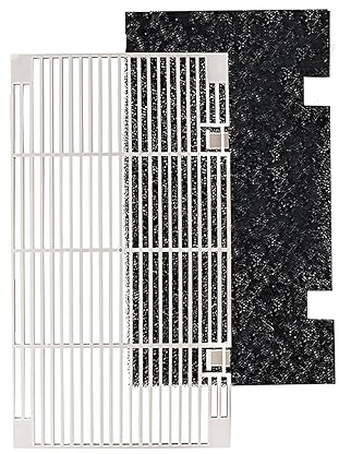 RV A/C Luftgitter für Dometic 3104928.019 mit Filtern, Duo-Therm Replace Klimaanlage Entlüftungsabdeckung, 35,8 x 19,6 cm, polarweiß