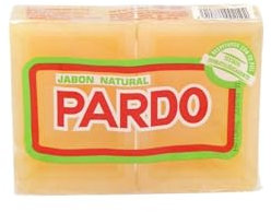 Pardo pastilla de JABÓN NATURAL común. Pack de 2 X 150 G.