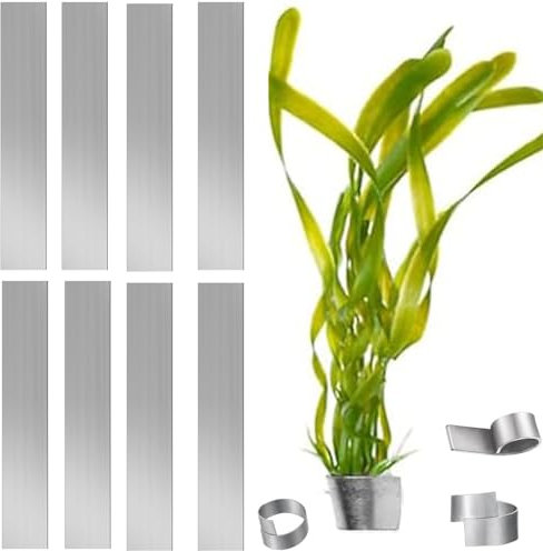 Lot de 20 poids pour plantes d'aquarium – Ancrages anti-flottement, ancrages pliables pour plantes, poids aquatiques en métal, renforcés pour plantes vivantes