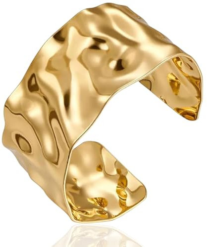 GWAWG Armreif Gold, Einstellbar Armreif Oberarm, Einfachheit Armreif