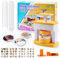 kamoly Button Maker Badge Machine, Buttonmaschine mit 48 Abzeichen, 55 mm Pin Badge Making Kit mit Kreisschneidern, Button Maker Für Personalisierte Dekorationen DIY Kreation