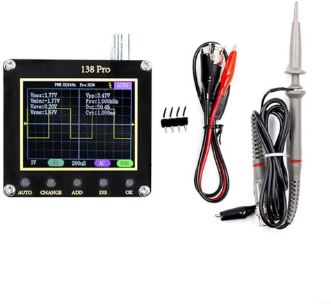 Oscilloscopio portatile alimentato USB con frequenza di campionamento 2 5MS/S, per applicazioni sperimentali (B)