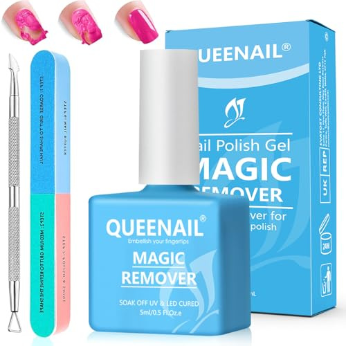 Gel Nail Polish Remover, Enlever Facile Et Rapide De L'ongle En Gel En 5 Min
