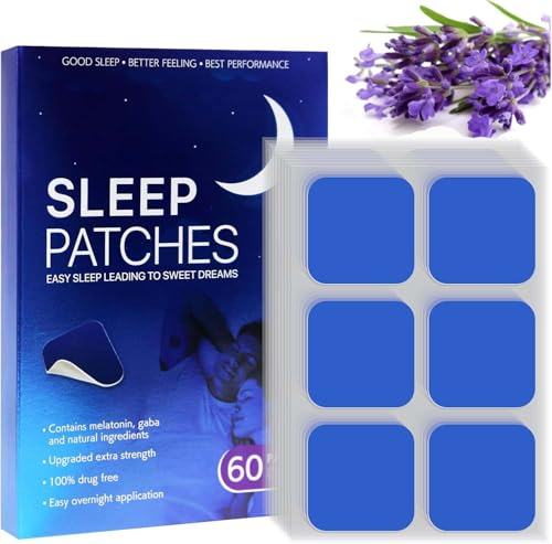 Sleep Patches for Adults, 60Pcs Deep Sleep Support Patches Natural Sleep Aids Men and Women Improve Quality Sleep Quickly Sleep