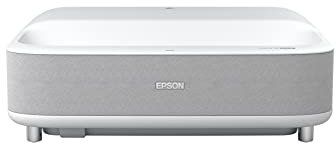 Epson EH-LS300W Full HD 1.080p Ultrakurzdistanz-Laserprojektor (3.600 Lumen, Kontrastverhältnis 2.500.000:1, Android TV, WiFi, HMDI) weiß