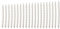 Alnicov - Fretwire per chitarra, 20 pezzi, in rame nichelato da 2,0 mm, per chitarra acustica elettrica, tastiera a 20 tasti, colore: argento