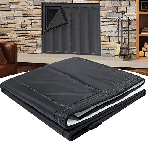 chispas para chimeneas, Protección contra chispas la Chimenea, Manta bloqueadora chimeneas, Cubierta Chimenea, Protector contra Corrientes Aire para chimeneas para el Invierno