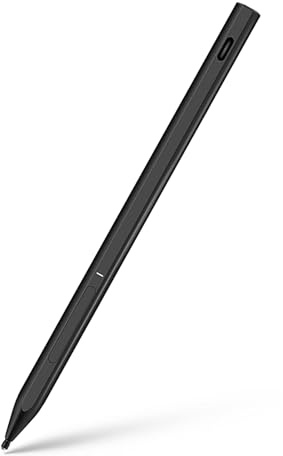 USI Chromebook Stylus Pen 2.0 Stylus Pen för Lenovo Chromebook x360 12b-ca0010nt, Chrome OS-stöd, 4 096 tryck, 130 timmars batteritid, pincett + spets + USB-kabel (svart)