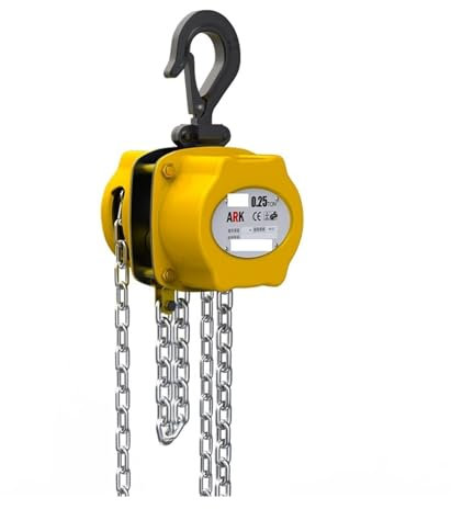 Hand Winch, Mini Chain Hoist 0.25/1/2/3 Ton Hand Hoist, Lifting Manual Operated Chain,for Cars Trucks Boat Boat(6m,0.25T)