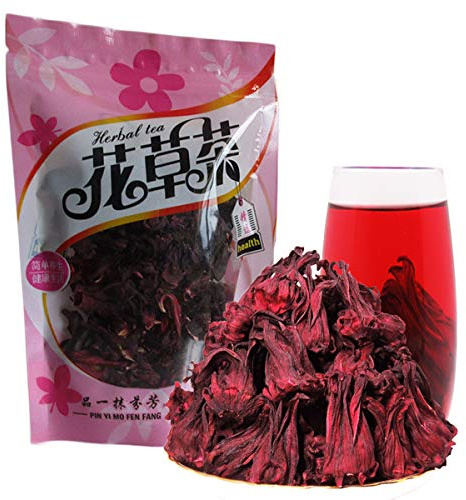 50g De Té De Hibisco Té Natural De Roselle Té De Hierbas Floreciente Chino Té Verde Refrescante Té Crudo Té Verde De Flores