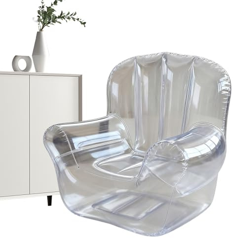 Knowlife Sillón Inflable Aire - Inflable Sillón para Adultos | Sofá Grueso Cómodo para Adolescentes Adultos Mayores Niños Relajación Interior Dormitorio