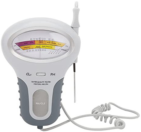 Testeur de niveau de chlore professionnel portable pour piscine, spa, testeur de niveau de chlore, testeur de niveau de chlore pH cl2, testeur de qualité de l'eau, testeur de pH cl2, testeur de pH Cl2